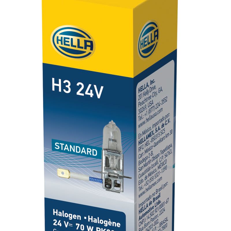 Hella LAH3 24V - HELLAH3 24V - Hella H3 24V/70W PK22s T3.25 Halogen Bulb - Shipped in Europe - Tuningsupply.com