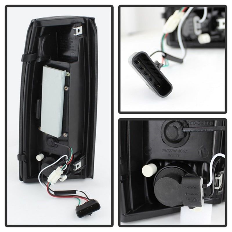 SPYDER 5077981 - SPY5077981 - Spyder Chevy C/K Series 1500 88-98/GMC Sierra 88-98 LED Tail Lights Blk Smke ALT-YD-CCK88-LED-BSM - Shipped in Europe - Tuningsupply.com