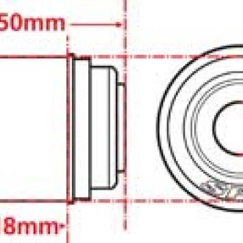 SPC Performance 15645 - SPC15645 - SPC Performance X Axis Sealed Flex Joint for Mustang Cobra - Shipped in Europe - Tuningsupply.com