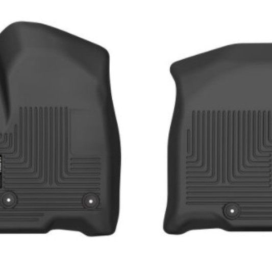 Husky Liners 55861 - HSL55861 - Husky Liners 21-23 Chevy Tahoe / 21-23 Cadillac Escalade X-Act Contour Black Front Seat Floor Liners - Shipped in Europe - Tuningsupply.com