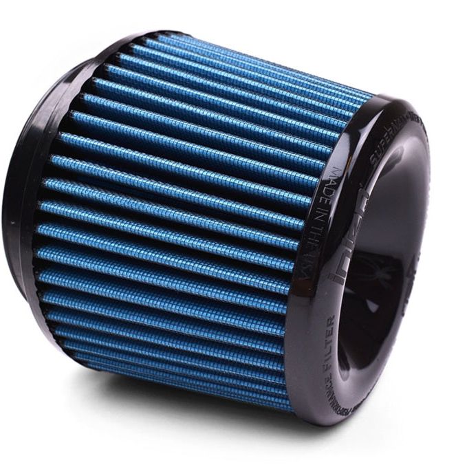 Injen X-1045-BB - INJX-1045-BB - Injen AMSOIL Replacement Nanofiber Dry Air FIlter 5in Flange Diameter/6.5in Base/5in Height/70 Pleat - Shipped in Europe - Tuningsupply.com