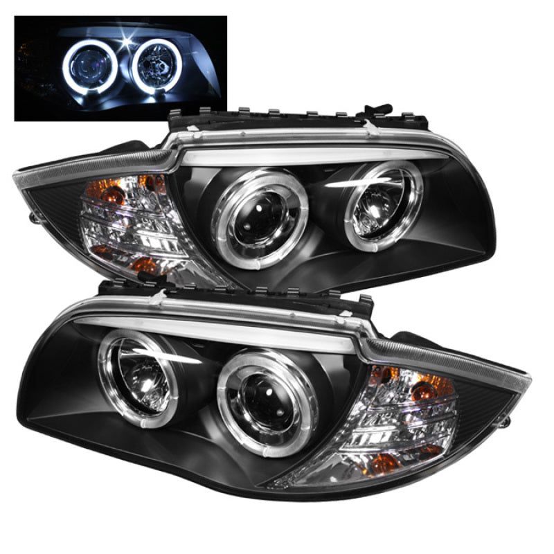 SPYDER 5008985 - SPY5008985 - Spyder BMW E87 1-Series 08-11 Projector Headlights LED Halo Black High H1 Low H7 PRO-YD-BMWE87-HL-BK - Shipped in Europe - Tuningsupply.com