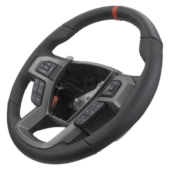 Ford Racing M-3600-F15RRD - FRPM-3600-F15RRD - Ford Racing 15-18 F-150 Raptor Performance Steering Wheel Kit - Red Sightline - Shipped in Europe - Tuningsupply.com