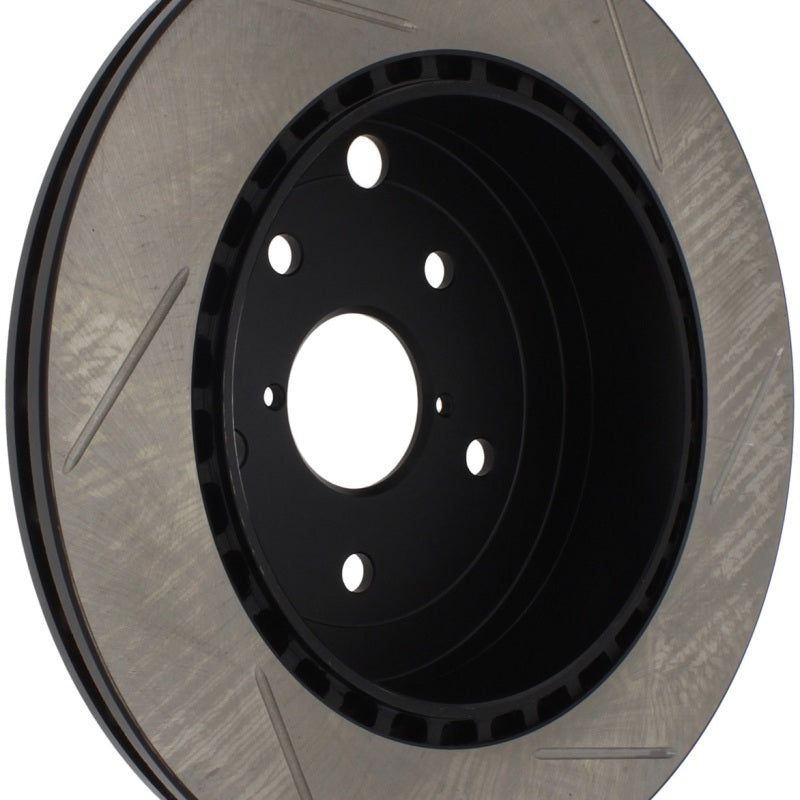 Stoptech 126.47030SR - STO126.47030SR - StopTech Power Slot 08-10 Subaru Impreza STi Rear Right Slotted Rotor - Shipped in Europe - Tuningsupply.com