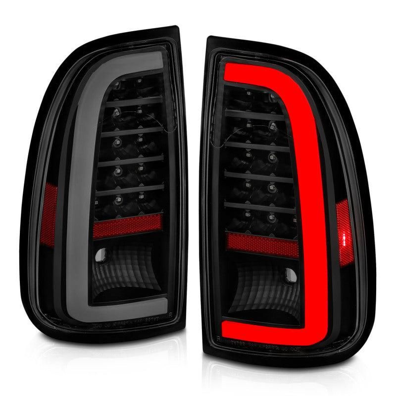 ANZO 311412 - ANZ311412 - ANZO 00-06 Toyota Tundra (Std. Bed/Reg Cab) LED Taillights w/Light Bar Black Housing Smoke Lens - Shipped in Europe - Tuningsupply.com