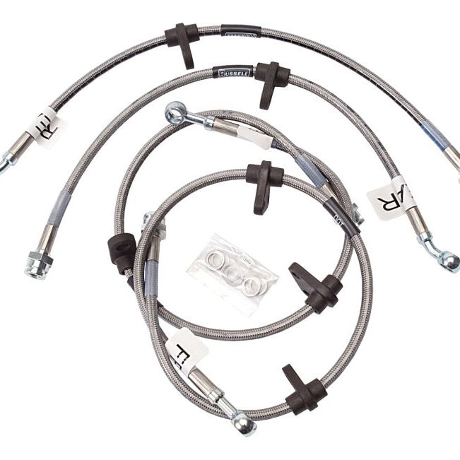 Russell 684600 - RUS684600 - Russell Performance 92-95 Honda Civic (All with rear discs/ no ABS) Brake Line Kit - Shipped in Europe - Tuningsupply.com