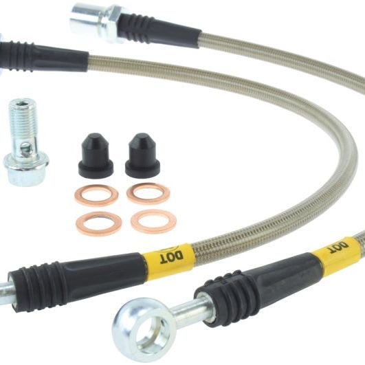 Stoptech 950.44001 - STO950.44001 - StopTech 98-05 Lexus GS300/GS350/GS400/GS430/GS450H Front Stainless Steel Brake Lines - Shipped in Europe - Tuningsupply.com