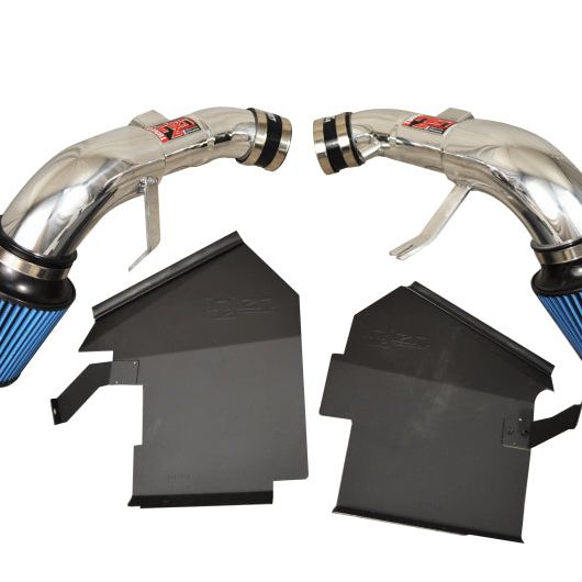 Injen SP1999P - INJSP1999P - Injen 14 Infiniti Q50 3.7L V6 Polished Dual Short Ram Intake w/ MR Techn and Heat Shields - Shipped in Europe - Tuningsupply.com