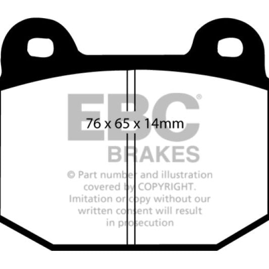 EBC DP31537C - EBCDP31537C - EBC 03-04 Infiniti G35 3.5 (Manual) (Brembo) Redstuff Rear Brake Pads - Shipped in Europe - Tuningsupply.com