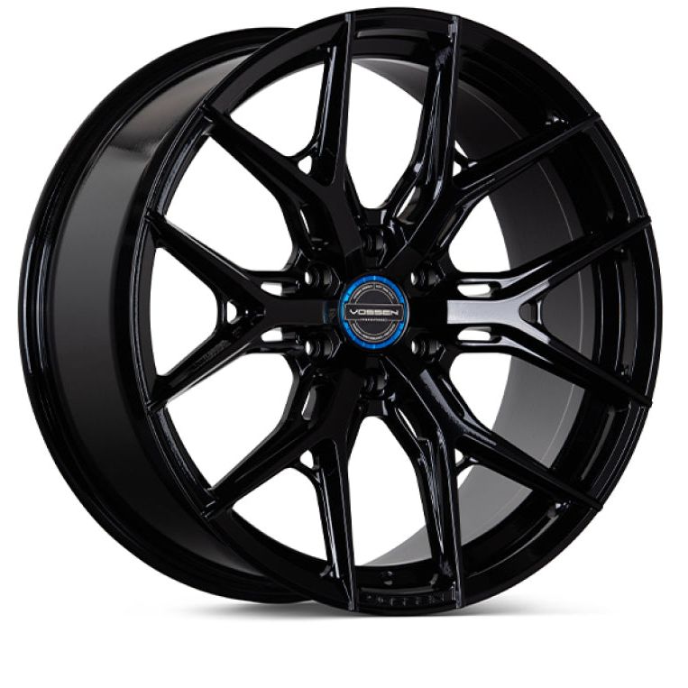 Vossen HF64-2G26 - VOSHF64-2G26 - Vossen HF6-4 22x10 / 6x139.7 / ET-18 / Super Deep Face / 106.1 - Gloss Black Wheel - Shipped in Europe - Tuningsupply.com