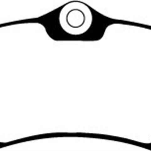 EBC DP2680 - EBCDP2680 - EBC 10-13 Audi A3 2.0 TD Greenstuff Rear Brake Pads - Shipped in Europe - Tuningsupply.com