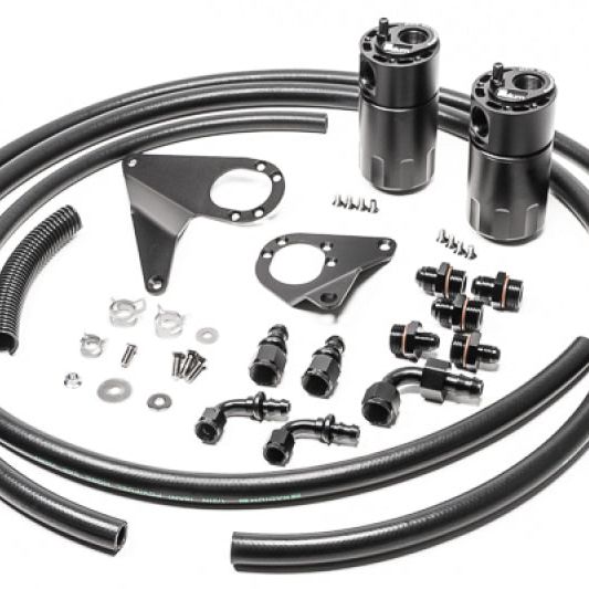Radium Engineering 20-1107-FL - RAD20-1107-FL - Radium Engineering Dual Catch Can Kit 08-16 Mitsubishi Evo Fluid Lock - Shipped in Europe - Tuningsupply.com