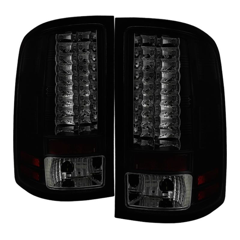 SPYDER 5078186 - SPY5078186 - Spyder GMC Sierra 07-13 (Not 3500 Dually 4 Rear Wheels)LED Tail Lights Blk Smke ALT-YD-GS07-LED-BSM - Shipped in Europe - Tuningsupply.com