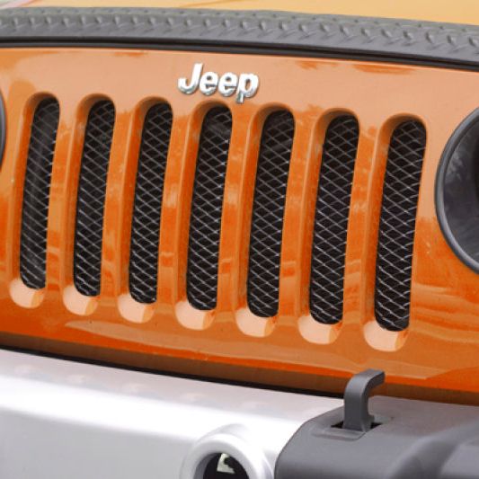 Rugged Ridge 11401.31 - RUG11401.31 - Rugged Ridge Mesh Grille Insert Black 07-18 Jeep Wrangler - Shipped in Europe - Tuningsupply.com