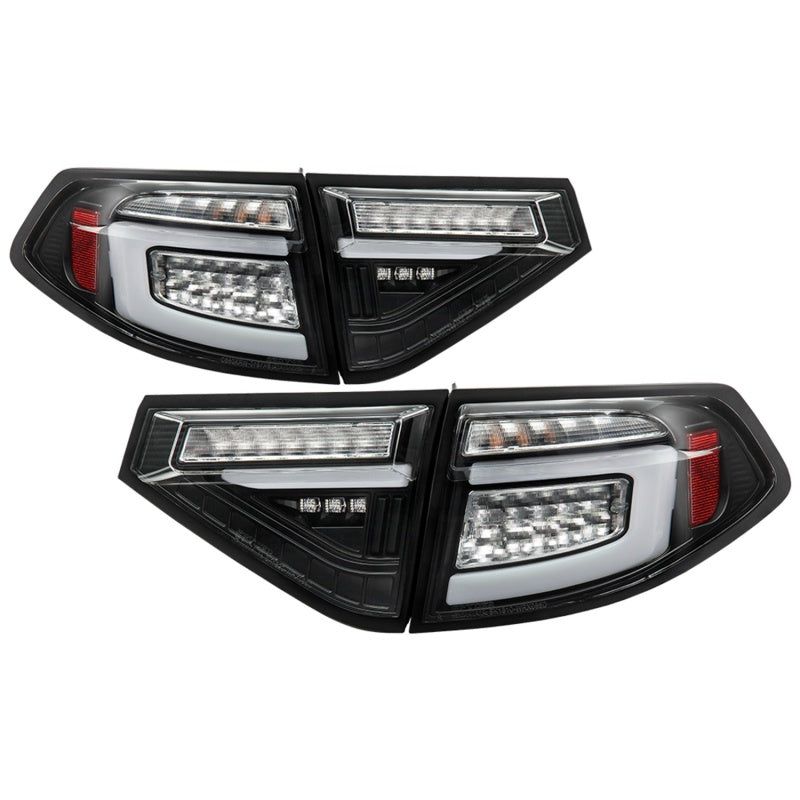 SPYDER 5086730 - SPY5086730 - Spyder 08-14 Subara Impreza WRX Hatchback LED Tail Lights Seq Signal Black ALT-YD-SI085D-SEQ-BK - Shipped in Europe - Tuningsupply.com