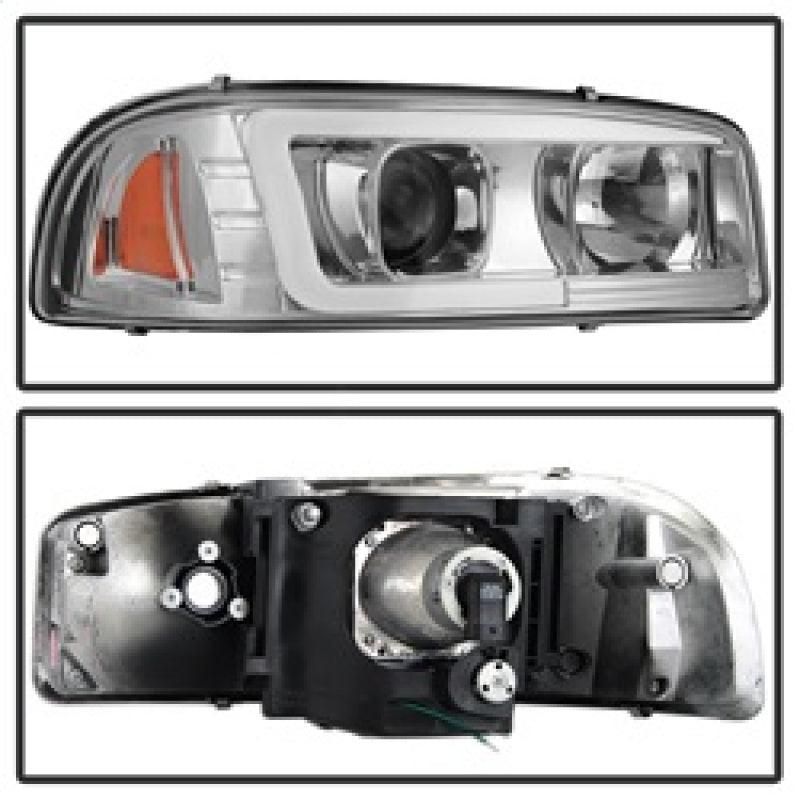 SPYDER 5084620 - SPY5084620 - Spyder GMC Sierra 1500/2500/3500 99-06 V2 Projector Headlights - DRL - Chrome PRO-YD-CDE00V2-LB-C - Shipped in Europe - Tuningsupply.com