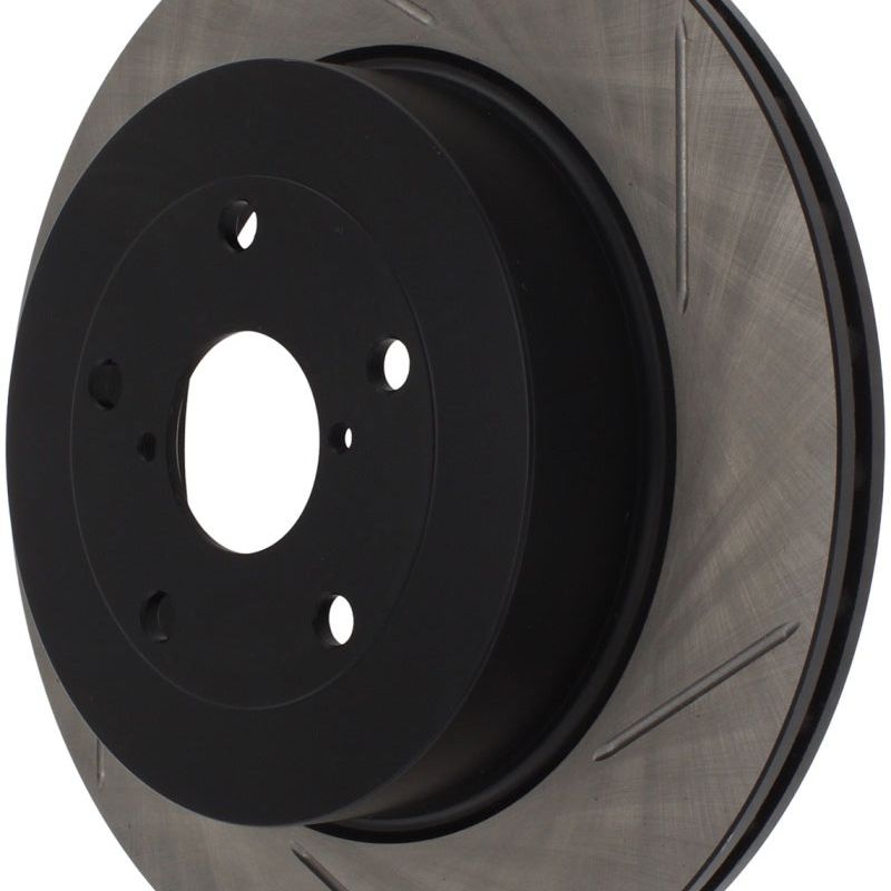 Stoptech 126.47023SR - STO126.47023SR - StopTech Power Slot 05-07 STi Rear Right Slotted Rotor - Shipped in Europe - Tuningsupply.com