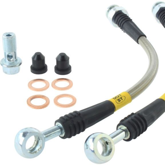 Stoptech 950.62501 - STO950.62501 - StopTech 98-02 Chevy Camaro Stainless Steel Rear Brake Lines - Shipped in Europe - Tuningsupply.com