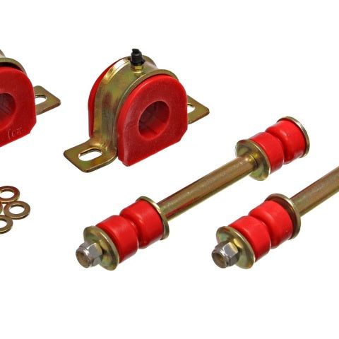 Energy Suspension 3.5190R - ENG3.5190R - Energy Suspension 82-04 GM Blazer/S-10/S15 / 91-94 Oldsmobile Bravada Complete Front Sway Bar Red Bu - Shipped in Europe - Tuningsupply.com