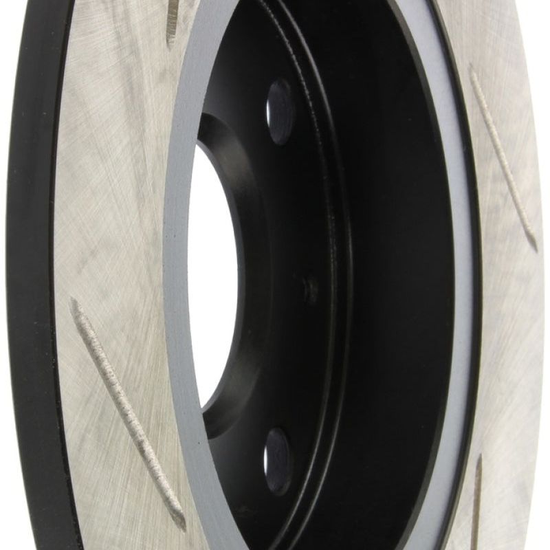 Stoptech 126.45035SL - STO126.45035SL - StopTech Power Slot 89-93 Mazda Miata SportStop Slotted Rear Left Rotor - Shipped in Europe - Tuningsupply.com