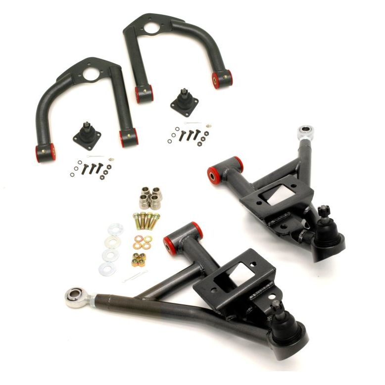 BMR Suspension AA032H - BMRAA032H - BMR 93-02 F-Body Upper And Lower A-Arm Kit - Black Hammertone - Shipped in Europe - Tuningsupply.com
