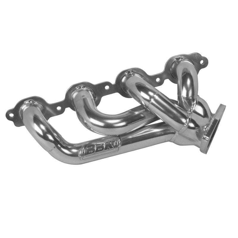 BBK 40470 - BBK40470 - BBK 14-18 GM Truck 5.3/6.2 1 3/4in Shorty Tuned Length Headers - Polished Silver Ceramic - Shipped in Europe - Tuningsupply.com