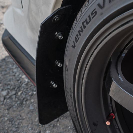 Rally Armor MF47-UR-RD/BLK - RALMF47-UR-RD/BLK - Rally Armor 17-22 Honda Civic Type R Red UR Mud Flap w/Black Logo - Shipped in Europe - Tuningsupply.com