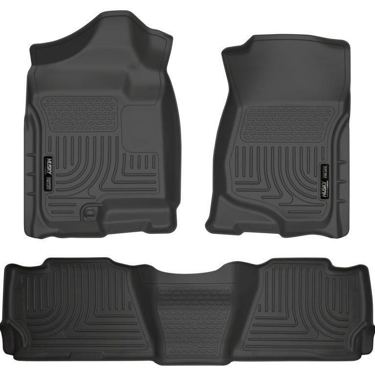 Husky Liners 98251 - HSL98251 - Husky Liners 07-13 GM Escalade/Suburban/Yukon WeatherBeater Black Front & 2nd Seat Floor Liners - Shipped in Europe - Tuningsupply.com