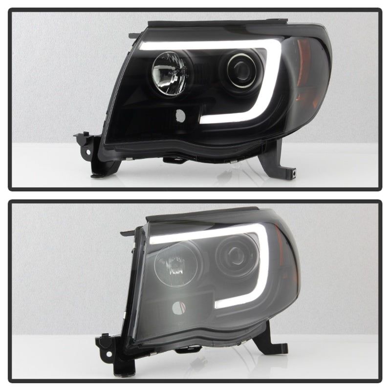 SPYDER 5085771 - SPY5085771 - Spyder 05-11 Toyota Tacoma Ver 2 Proj Headlights - Light Bar DRL - Black Smoke PRO-YD-TT05V2-LB-BSM - Shipped in Europe - Tuningsupply.com