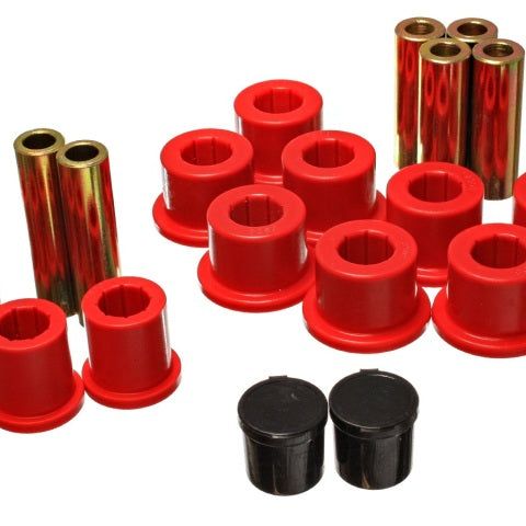 Energy Suspension 5.2118R - ENG5.2118R - Energy Suspension Rear Spring Bushing Set - Red - Shipped in Europe - Tuningsupply.com