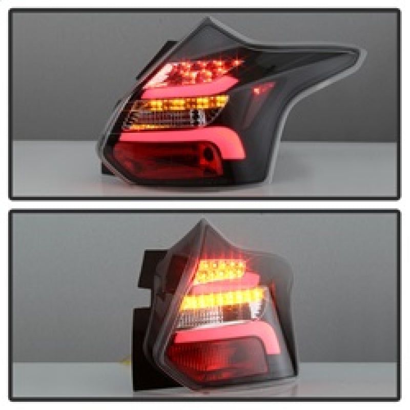 SPYDER 5085139 - SPY5085139 - Spyder 12-14 Ford Focus 5DR LED Tail Lights - Black (ALT-YD-FF12-LED-BK) - Shipped in Europe - Tuningsupply.com