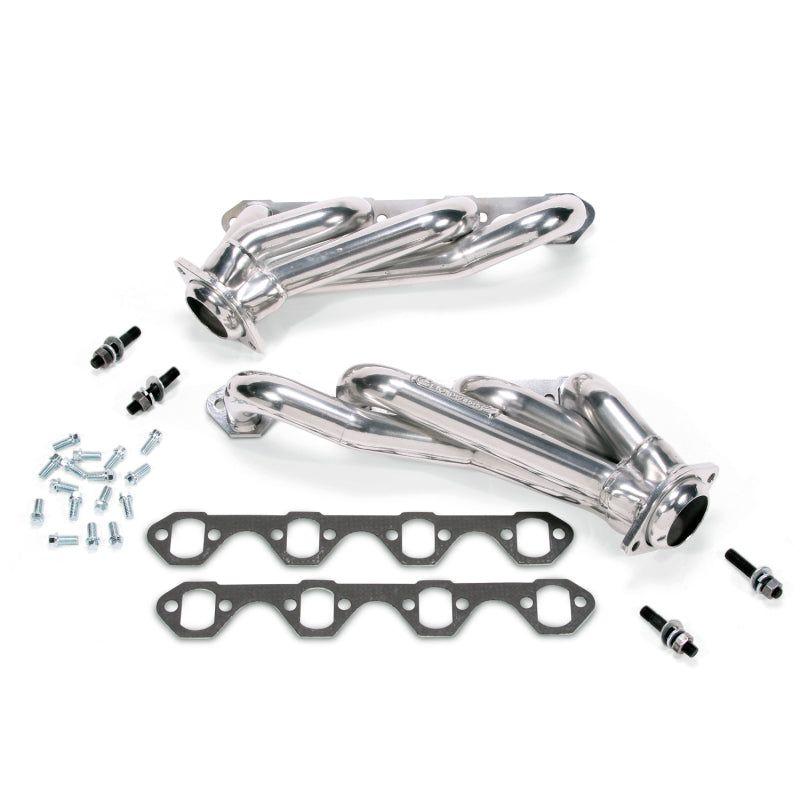 BBK 15150 - BBK15150 - BBK 79-93 Mustang 5.0 Shorty Unequal Length Exhaust Headers - 1-5/8 Silver Ceramic - Shipped in Europe - Tuningsupply.com
