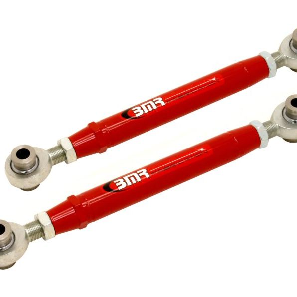 BMR Suspension TR004R - BMRTR004R - BMR 10-15 5th Gen Camaro Rear Adj. Rod Ends Toe Rods - Red - Shipped in Europe - Tuningsupply.com