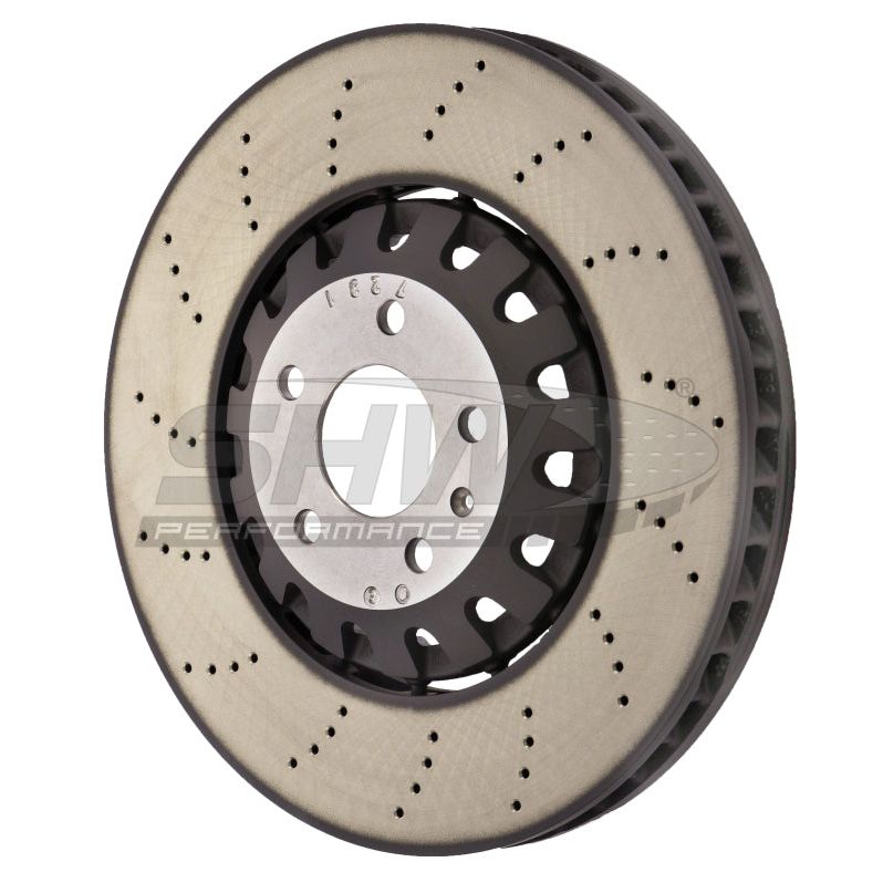 SHW Performance AFX49201 - SHWAFX49201 - SHW 18-22 Audi RS5 2.9L Front Smooth Lightweight Brake Rotor (4M0615301AM) - Shipped in Europe - Tuningsupply.com