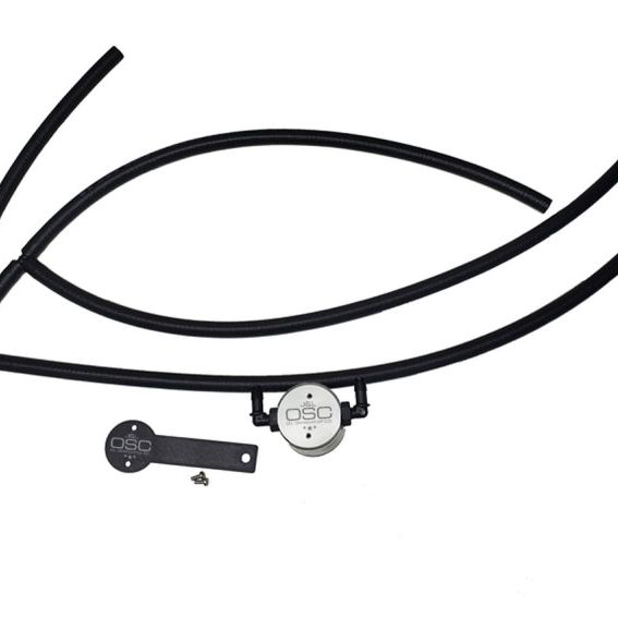 J&L 3108P-C - JLT3108P-C - J&L 16-24 Nissan Titan 5.6L Passenger Side Oil Separator 3.0 - Clear Anodized - Shipped in Europe - Tuningsupply.com