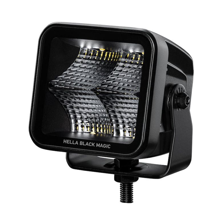 Hella LA358176811 - HELLA358176811 - Hella Universal Black Magic 3.2in L.E.D. Cube Kit - Flood Beam - Shipped in Europe - Tuningsupply.com