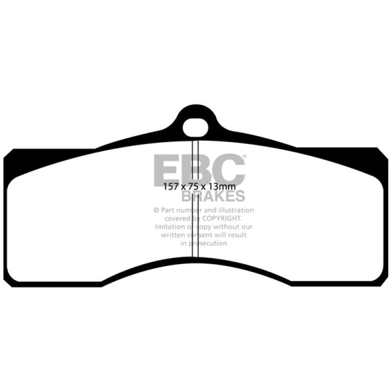 EBC DP31155C - EBCDP31155C - EBC 68-69 Chevrolet Camaro (1st Gen) 4.9 Redstuff Front Brake Pads - Shipped in Europe - Tuningsupply.com