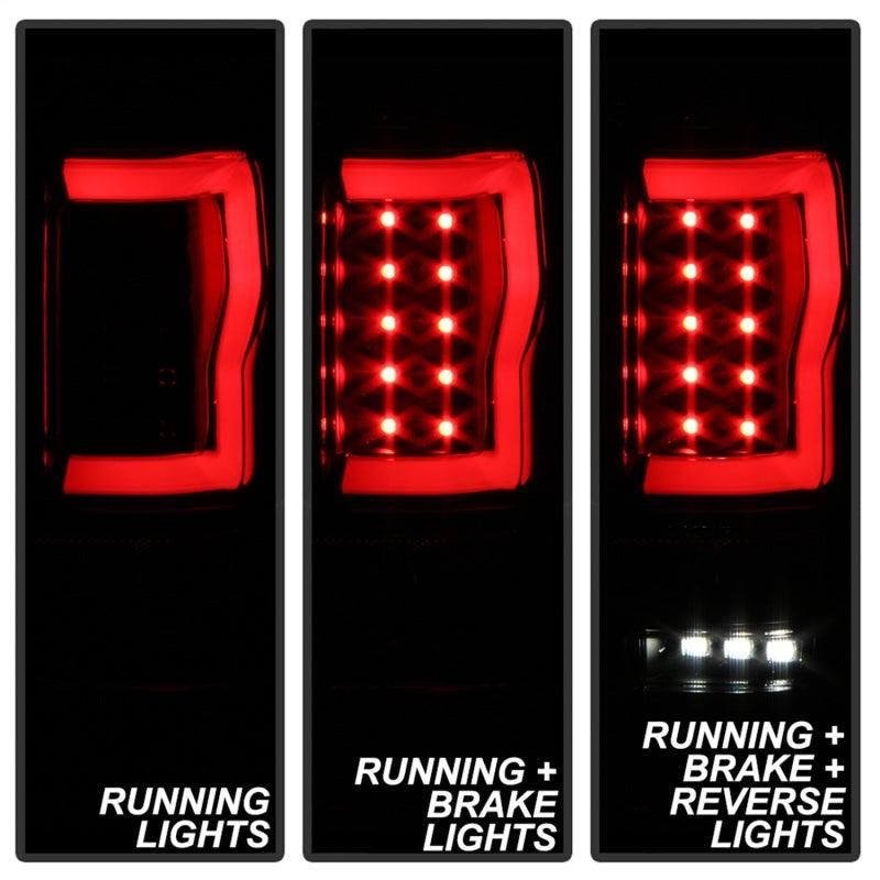 SPYDER 5084187 - SPY5084187 - Spyder Ford F150 04-08 Styleside Tail Light V2 - LED - Black Smoke ALT-YD-FF15004V2-LBLED-BSM - Shipped in Europe - Tuningsupply.com