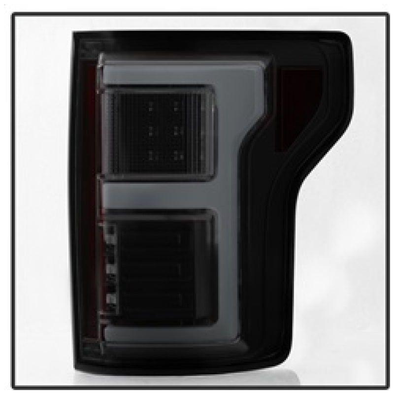 SPYDER 5085337 - SPY5085337 - Spyder 15-17 Ford F-150 LED Tail Lights (w/Blind Spot) - Black Smoke (ALT-YD-FF15015BS-LBLED-BSM) - Shipped in Europe - Tuningsupply.com