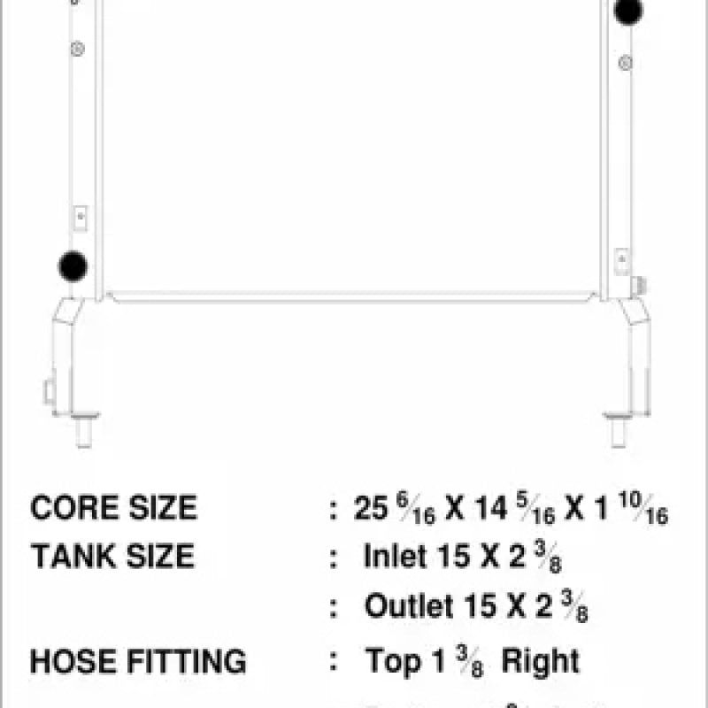 CSF 7072 - CSF7072 - CSF 2015+ Ford Mustang 2.3L Ecoboost Radiator - Shipped in Europe - Tuningsupply.com