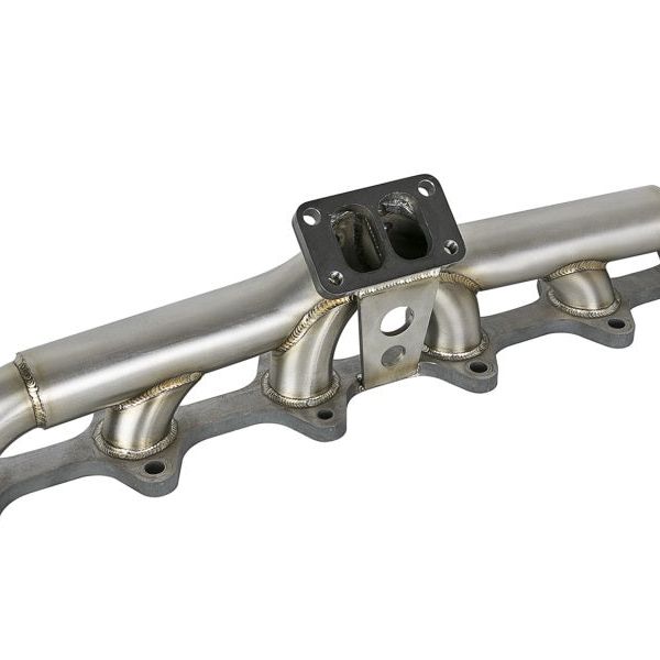 aFe 48-32020 - AFE48-32020 - aFe Twisted Steel Header Turbo Manifold (T3) 98.5-02 Dodge Diesel Trucks L6 5.9L (td) - Shipped in Europe - Tuningsupply.com