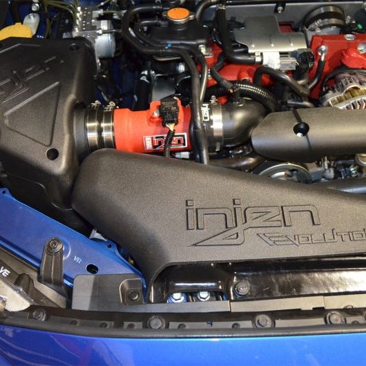 Injen EVO1206 - INJEVO1206 - Injen 2015 Subaru STI 2.5L 4cyl Evolution Intake w/ Ram Air Scoop - Shipped in Europe - Tuningsupply.com