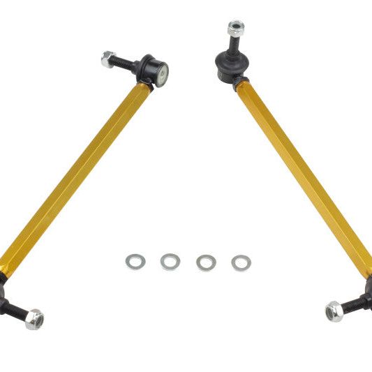 Whiteline KLC151 - WHLKLC151 - Whiteline 06/05+ Ford Focus LS / 05/09+ Mazda 3 BK Front Swaybar Link Kit H/Duty Adj Steel Ball - Shipped in Europe - Tuningsupply.com