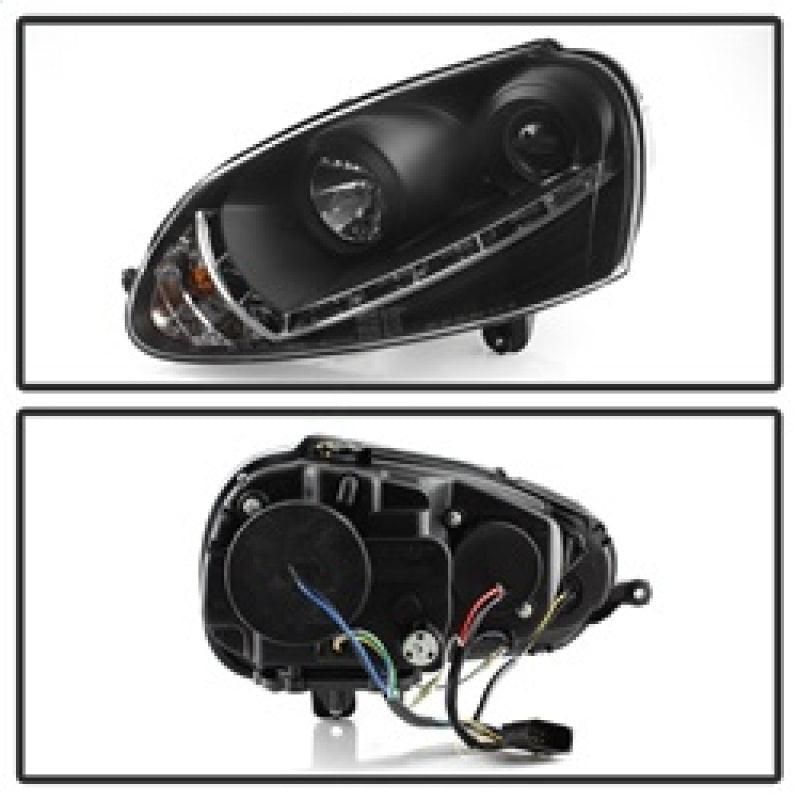 SPYDER 5017529 - SPY5017529 - Spyder Volkswagen GTI 06-09/Jetta 06-09 Xenon/HID Model Only - DRL Black PRO-YD-VG06-HID-DRL-BK - Shipped in Europe - Tuningsupply.com