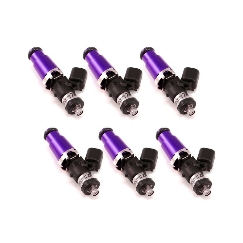 Injector Dynamics 1300.60.14.D.6 - IDX1300.60.14.D.6 - Injector Dynamics 1340cc Injectors - 60mm Length - 14mm Purple Top - Denso Lower Cushion (Set of 6) - Shipped in Europe - Tuningsupply.com