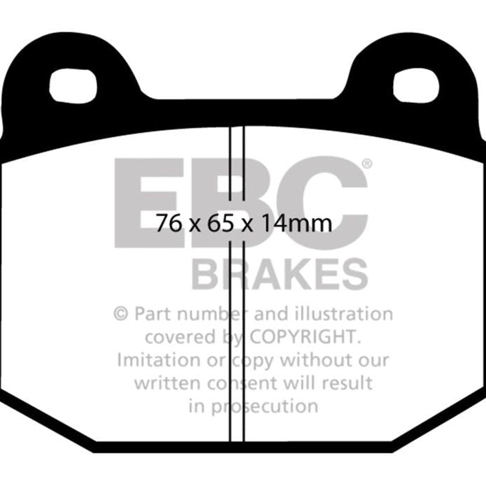 EBC DP51538NDX - EBCDP51538NDX - EBC 99-03 Mitsubishi Lancer Evolution 2.0 Turbo Bluestuff Rear Brake Pads - Shipped in Europe - Tuningsupply.com