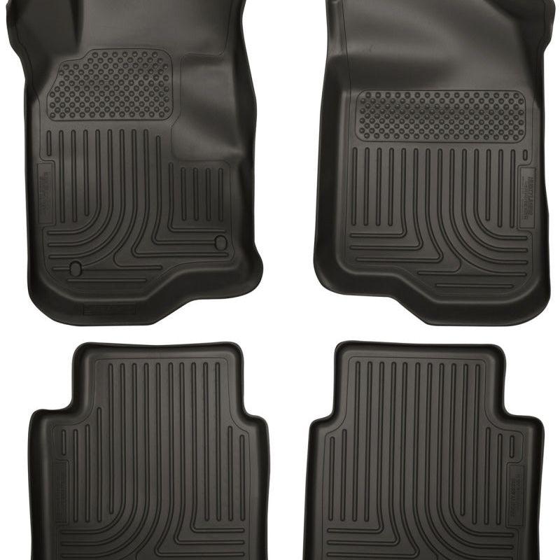 Husky Liners 98111 - HSL98111 - Husky Liners 08-12 Chevy Malibu/07-09 Saturn Aura WeatherBeater Combo Black Floor Liners - Shipped in Europe - Tuningsupply.com