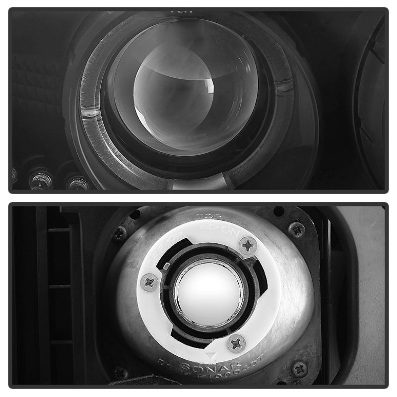 SPYDER 5009357 - SPY5009357 - Spyder GMC Sierra 1500/2500/3500 99-06 Projector Headlights LED Halo LED Black PRO-YD-CDE00-HL-BK - Shipped in Europe - Tuningsupply.com