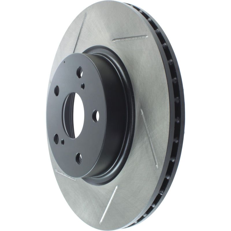 Stoptech 126.44040SR - STO126.44040SR - StopTech Power Slot 86-92 Supra ALL Front Right SportStop Slotted Rotor - Shipped in Europe - Tuningsupply.com
