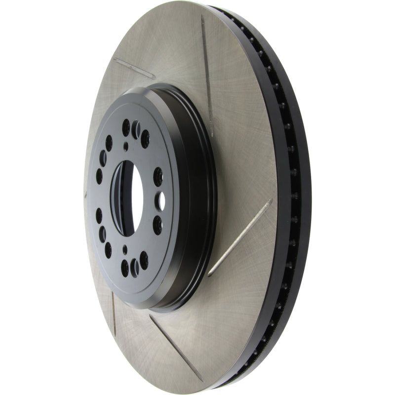 Stoptech 126.44107SL - STO126.44107SL - StopTech Power Slot 95-00 Lexus LS400/LS430/LS460/LS600h L Slotted Left Front Rotor - Shipped in Europe - Tuningsupply.com